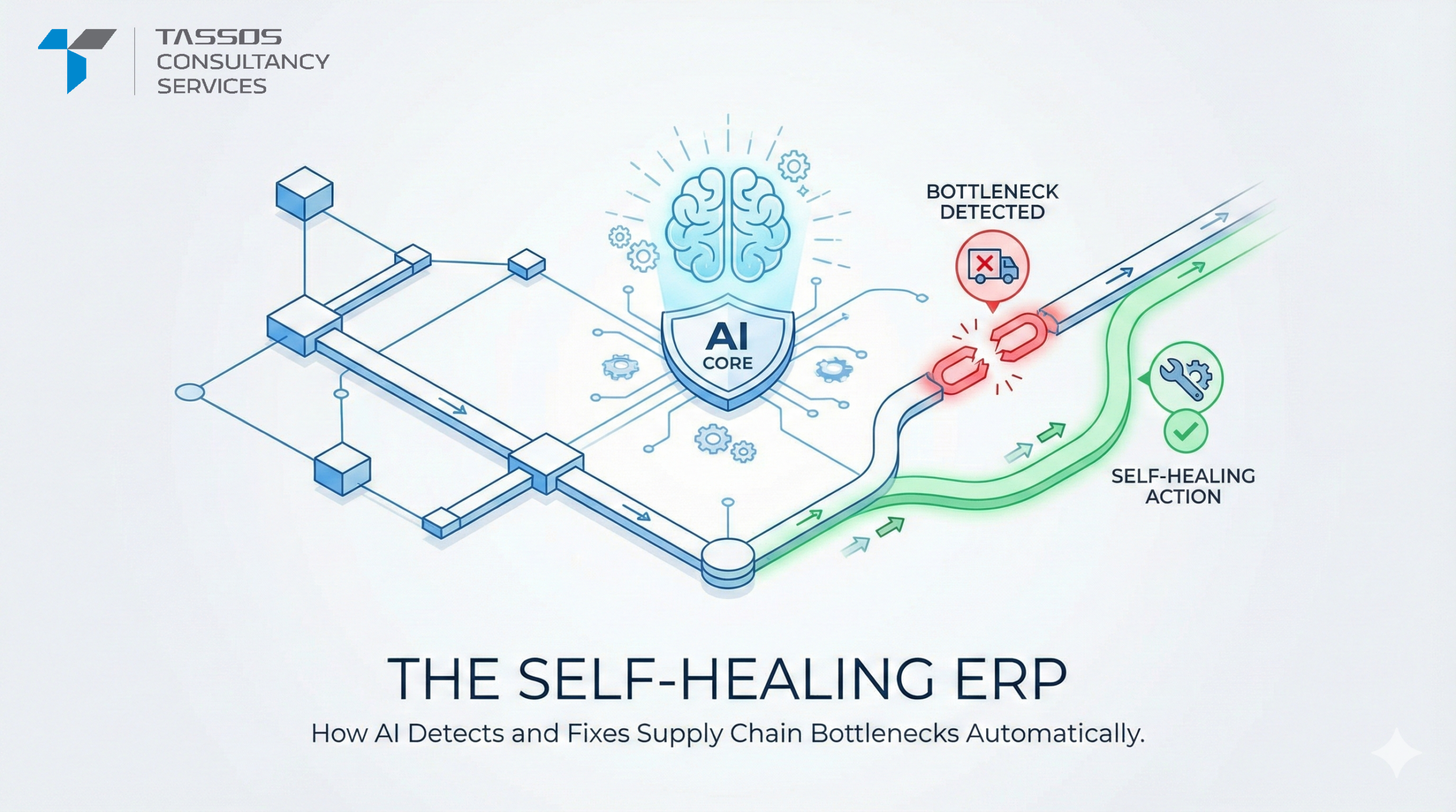 The Self-Healing ERP: How AI Detects and Fixes Supply Chain Bottlenecks